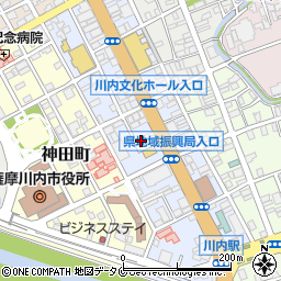 十八番 薩摩川内店周辺の地図