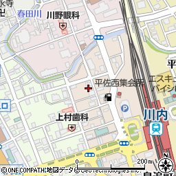川内・温古堂鍼療院周辺の地図