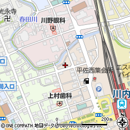 春田川公園周辺の地図