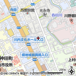 鹿児島県薩摩川内市向田本町2-5周辺の地図