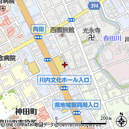 山形屋ストア川内店事務館周辺の地図