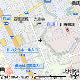 鹿児島県薩摩川内市向田本町1-8周辺の地図