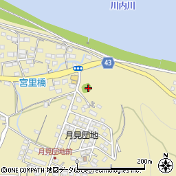 志奈尾神社周辺の地図