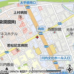 南日本銀行前周辺の地図