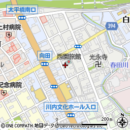 鹿児島県薩摩川内市向田本町11-8周辺の地図