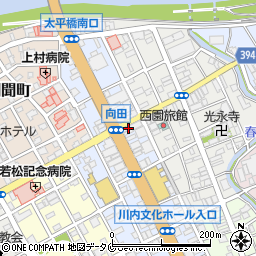 有限会社崎山酒店周辺の地図