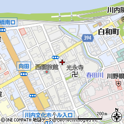 第一交通株式会社　川内営業所周辺の地図