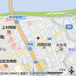鹿児島県薩摩川内市向田本町12周辺の地図
