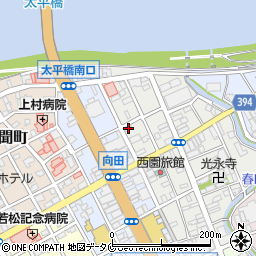 鹿児島県薩摩川内市向田本町12-11周辺の地図