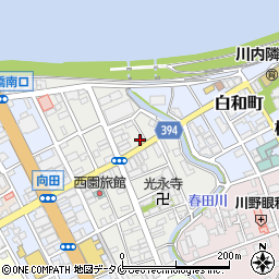 鹿児島県薩摩川内市向田本町14-1周辺の地図