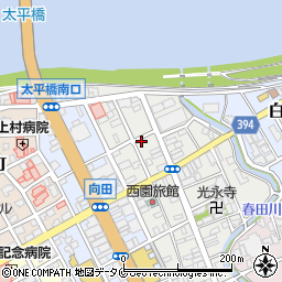 鹿児島県薩摩川内市向田本町13-11周辺の地図