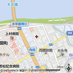 鹿児島県薩摩川内市向田本町18-3周辺の地図