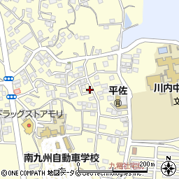 鹿児島県薩摩川内市平佐町4928-10周辺の地図