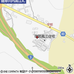 鹿児島県薩摩川内市高江町2341周辺の地図