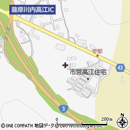 鹿児島県薩摩川内市高江町2373周辺の地図