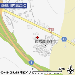 鹿児島県薩摩川内市高江町2374周辺の地図