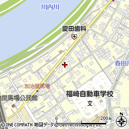 山崎川内線周辺の地図