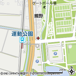 宮崎県宮崎市熊野1385-1周辺の地図