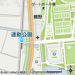 宮崎県宮崎市熊野1385-4周辺の地図