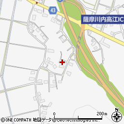 鹿児島県薩摩川内市高江町2671周辺の地図