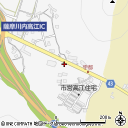 鹿児島県薩摩川内市高江町2367周辺の地図