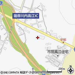 鹿児島県薩摩川内市高江町2386周辺の地図