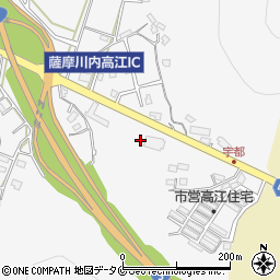 鹿児島県薩摩川内市高江町2388周辺の地図