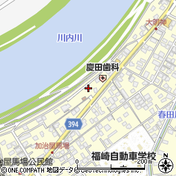 白羽火雷神社周辺の地図