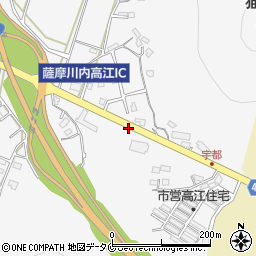 鹿児島県薩摩川内市高江町2392周辺の地図