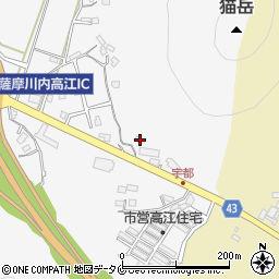 鹿児島県薩摩川内市高江町2326周辺の地図