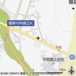 鹿児島県薩摩川内市高江町2395周辺の地図