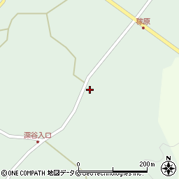 鹿児島県霧島市牧園町下中津川2908周辺の地図