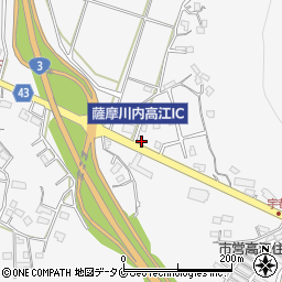 鹿児島県薩摩川内市高江町2466周辺の地図