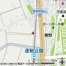 宮崎県宮崎市熊野1076周辺の地図