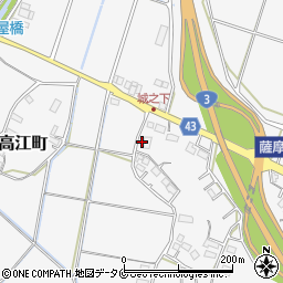 鹿児島県薩摩川内市高江町2541周辺の地図