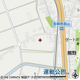 宮崎県宮崎市熊野1063周辺の地図
