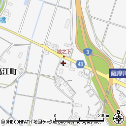 鹿児島県薩摩川内市高江町2540周辺の地図