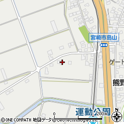 宮崎県宮崎市熊野1059-2周辺の地図