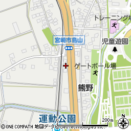 宮崎県宮崎市熊野1085周辺の地図