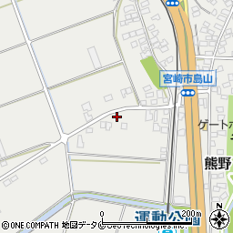宮崎県宮崎市熊野1062-2周辺の地図