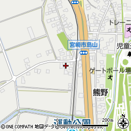 宮崎県宮崎市熊野1074周辺の地図