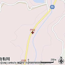 門田周辺の地図