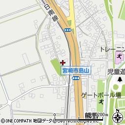宮崎県宮崎市熊野1376-19周辺の地図