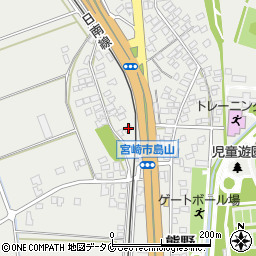 宮崎県宮崎市熊野1376-22周辺の地図