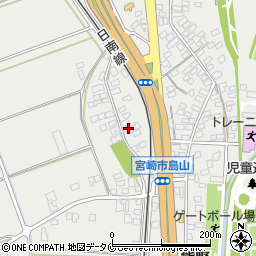 宮崎県宮崎市熊野1376-25周辺の地図