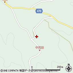 鹿児島県霧島市牧園町下中津川1477周辺の地図