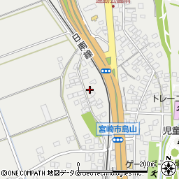 宮崎県宮崎市熊野1376-21周辺の地図