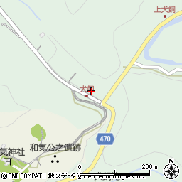 鹿児島県霧島市牧園町下中津川78周辺の地図