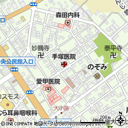 手塚医院周辺の地図