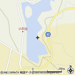 みやま池周辺の地図